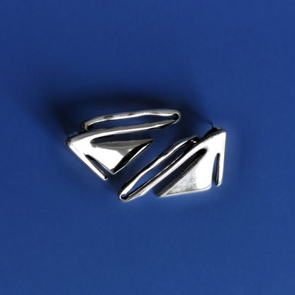 ALNEA silver stainless steel earring - Alogan