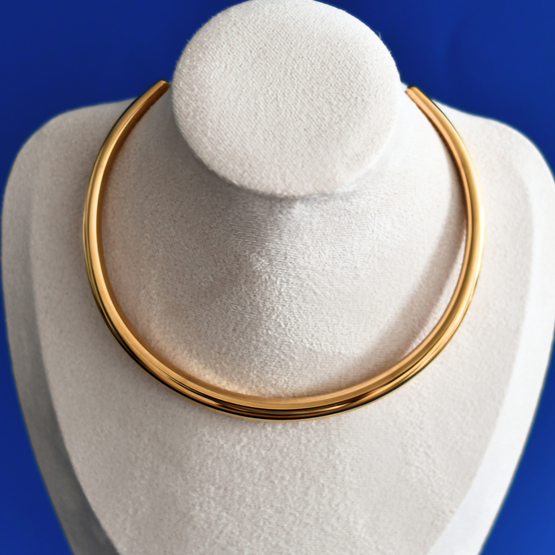 CLIMAT stainless steel elegant fashion necklace in beautiful gold - Alogan