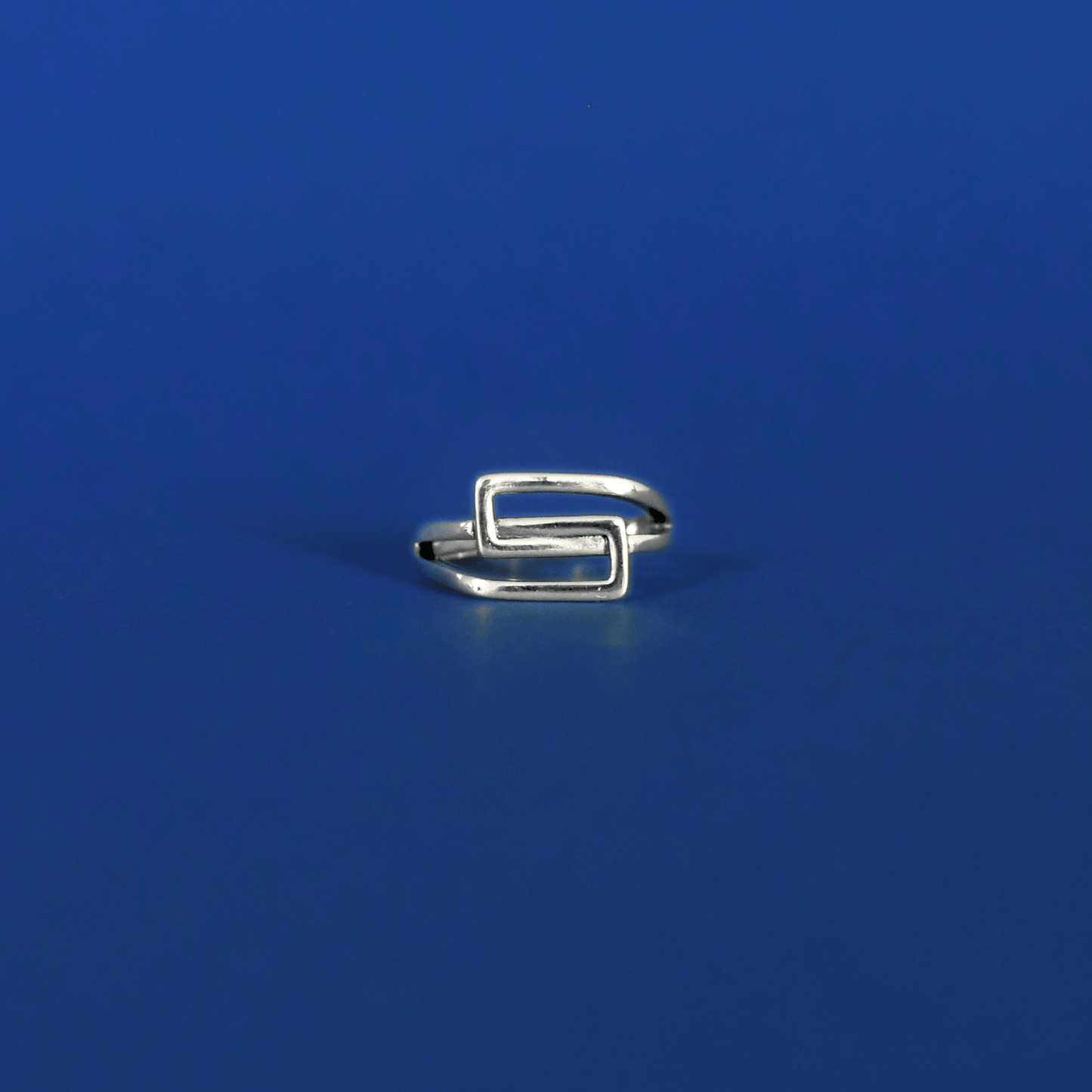 INFINI sterling silver minimalistic adjustable ring - Alogan