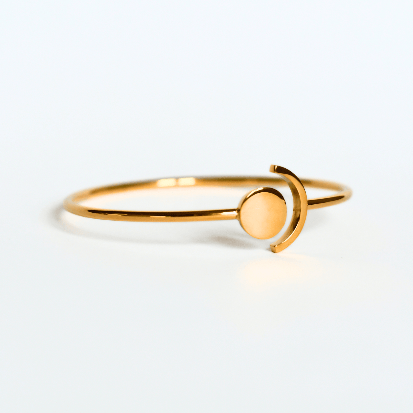 LUNISOL Stainless steel special bracelet in gold - Alogan