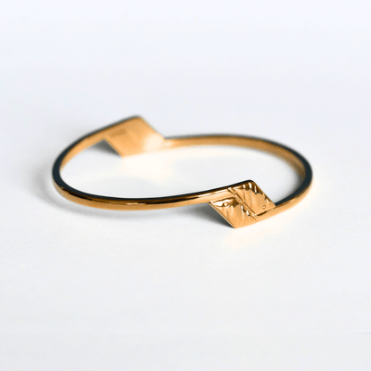 SABOLE stainless steel adjustable bracelet in gold - Alogan