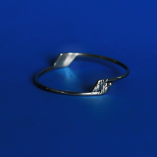 SABOLE stainless steel adjustable bracelet in silver - Alogan