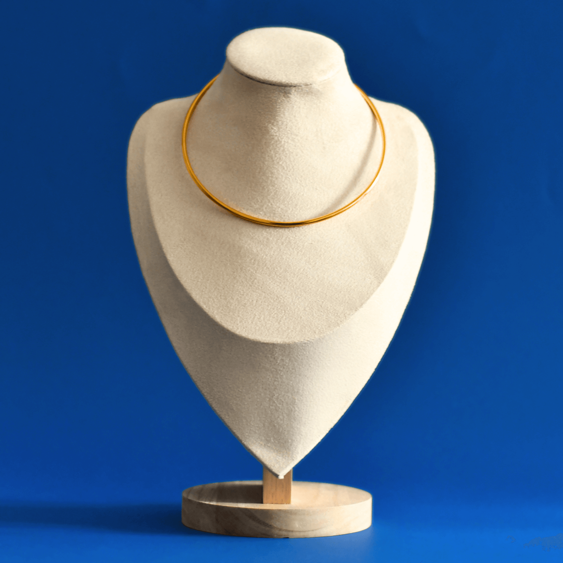 SCINTIA elegant stainless steel choker necklace in gold - Alogan jewelry