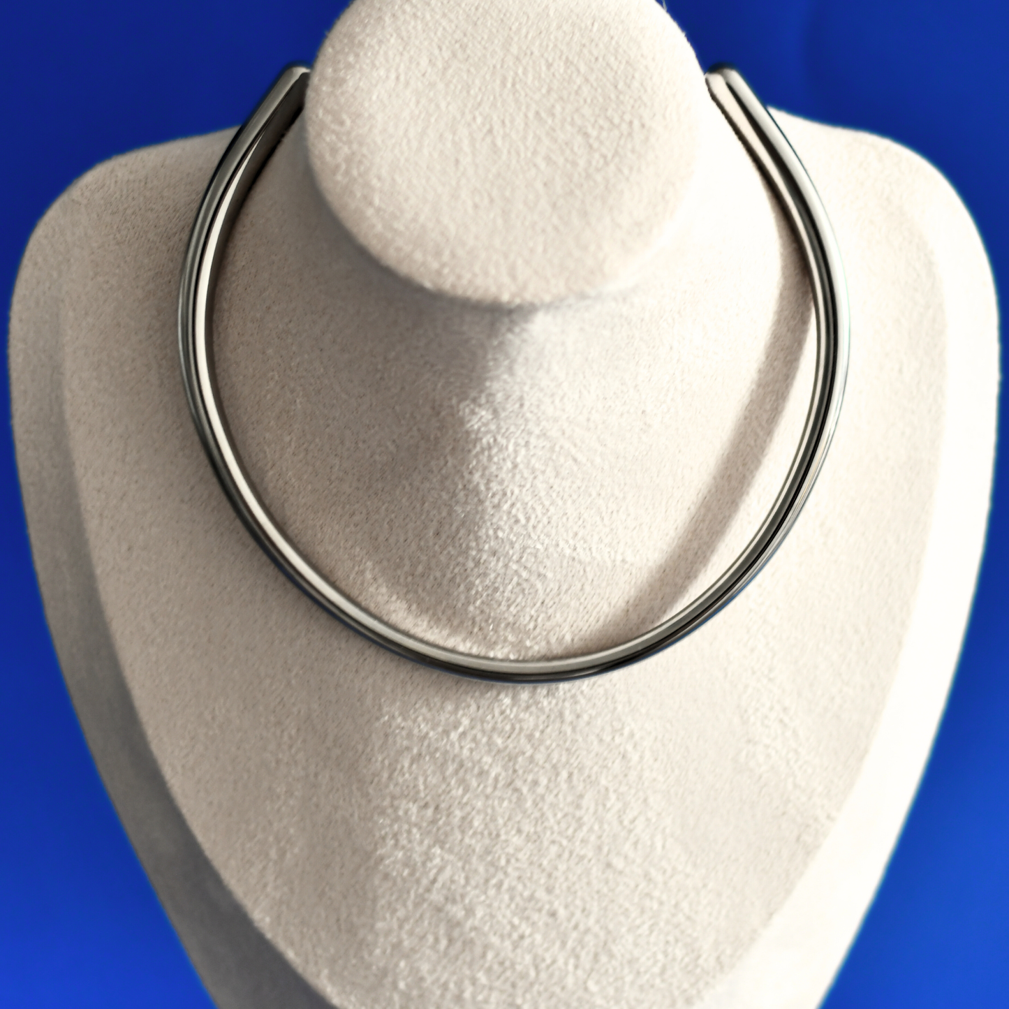 SOLAIRE fashion statement stainless steel necklace 