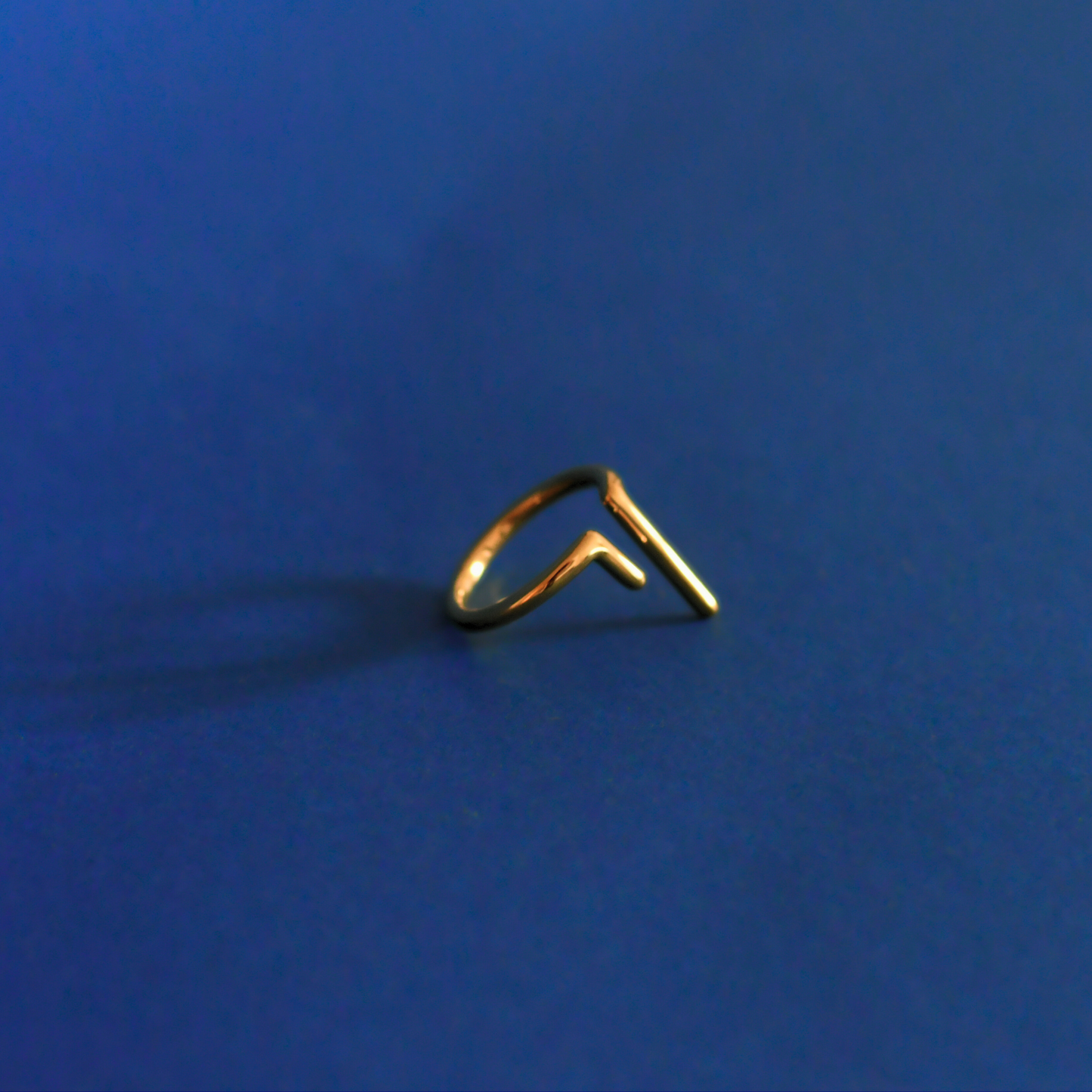 SOLY fashion designed stainless steel ring in gold 