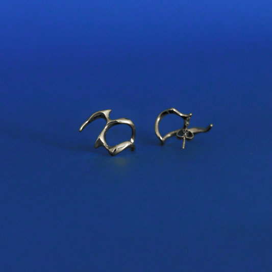 TRAME stainless steel earrings in silver - Alogan
