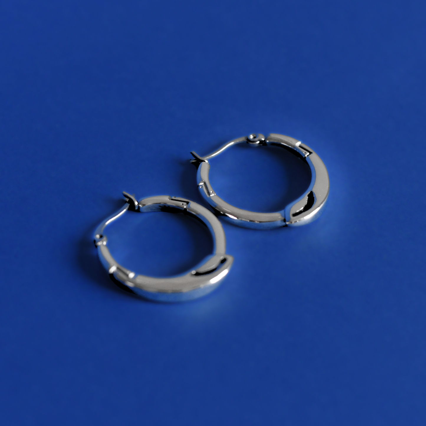TRESSE stainless steel unique earrings in silver 